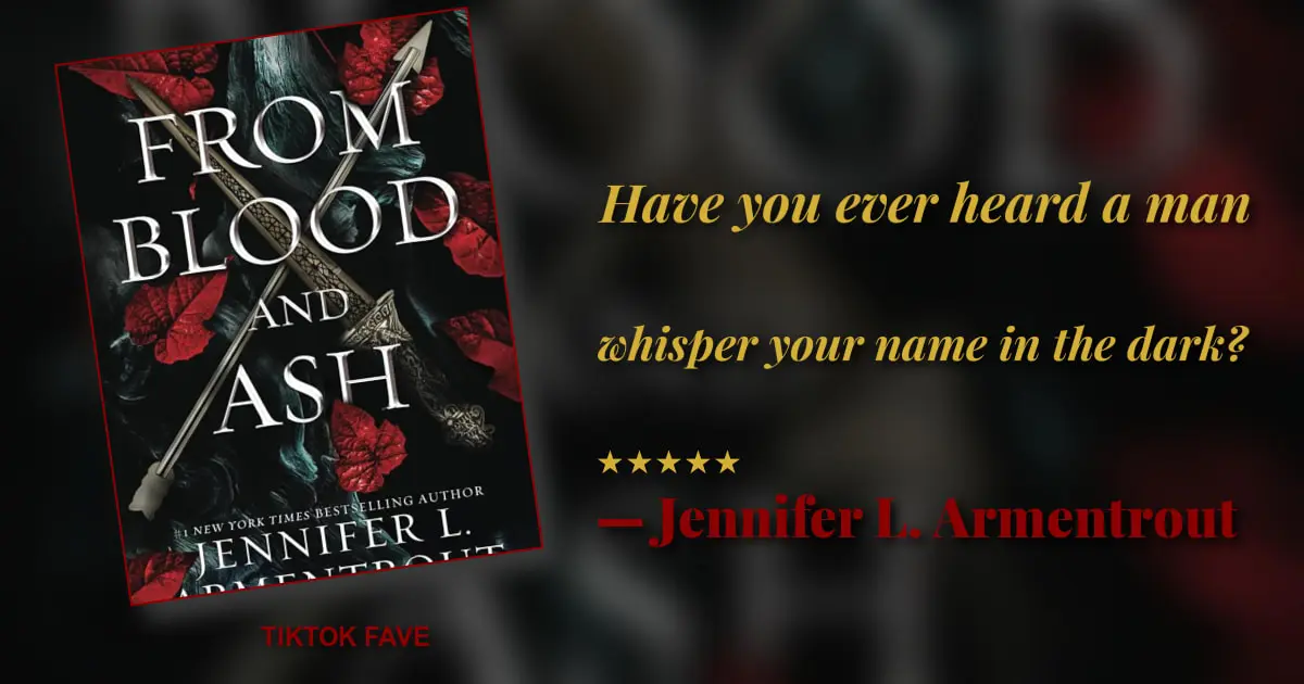 from blood and ash reading order