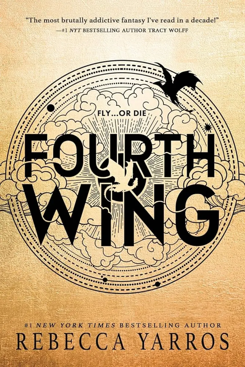 Book Cover: Fourth Wing by Rebecca Yarros